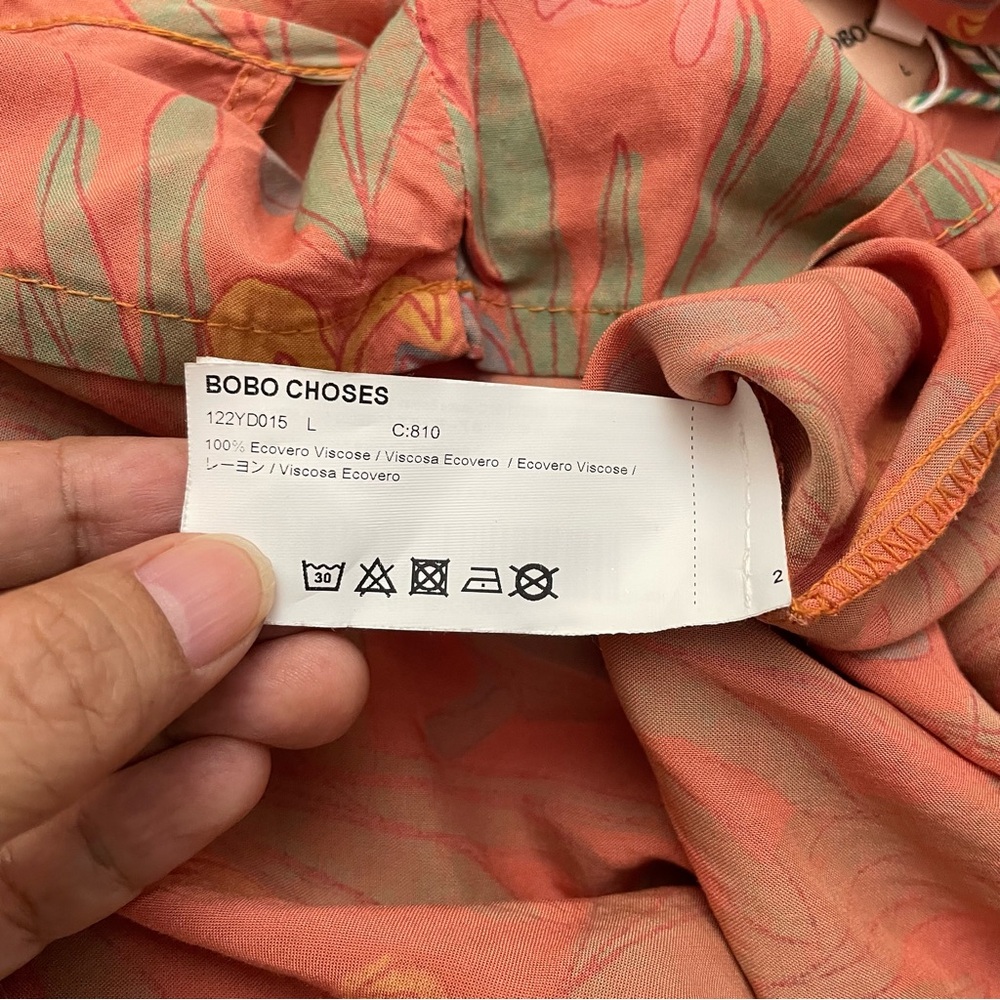 Anthropologie Bobo Choses Maxi Dress Cottagecore Whimsy Art To Wear Sz L NWT B33 - Picture 11 of 16